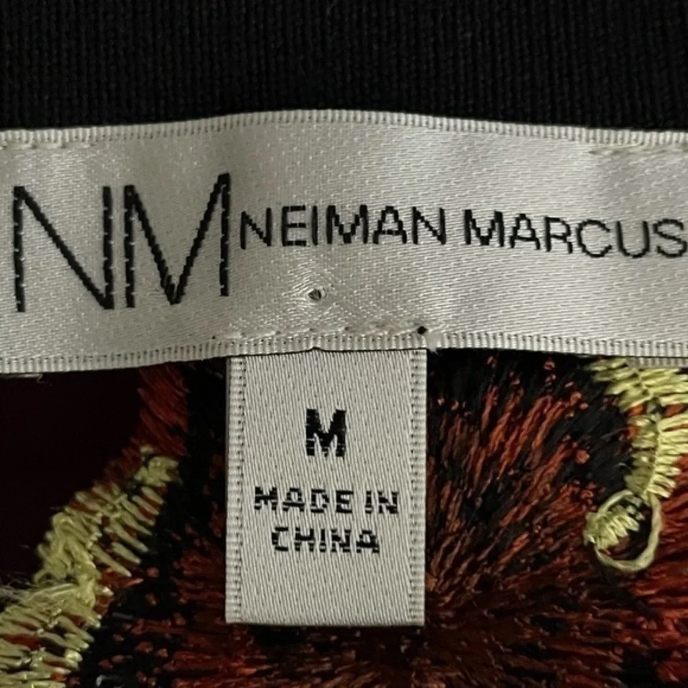 Niemen Marcus jacket size Med. Embroidered bomber jacket - Picture 4 of 8